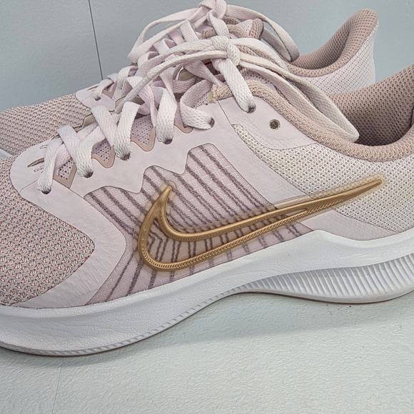 Nike Downshifter 11 Women Pink Gold Running Shoes Sneakers Athletic Size 7 - Picture 3 of 14